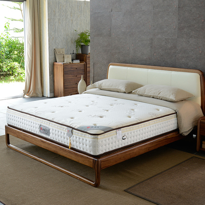 叶叶高端舒适床垫软硬双面两用乳胶环保棕床垫1.8双人卧室家具